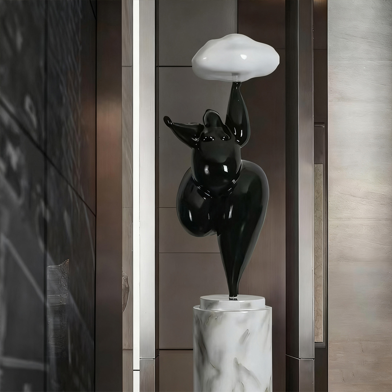 Dekoracyjna rzeźba z włókna szklanego w stylu unoszącym chmury